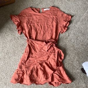 Astr the label wrap dress